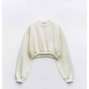 Basic crop sweatshirt